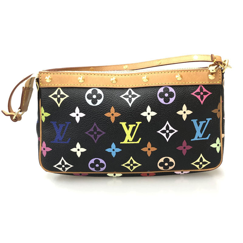 Louis Vuitton Monogram Accessory M92648 Mini Handbag PVC Leather Black –  NUIR VINTAGE