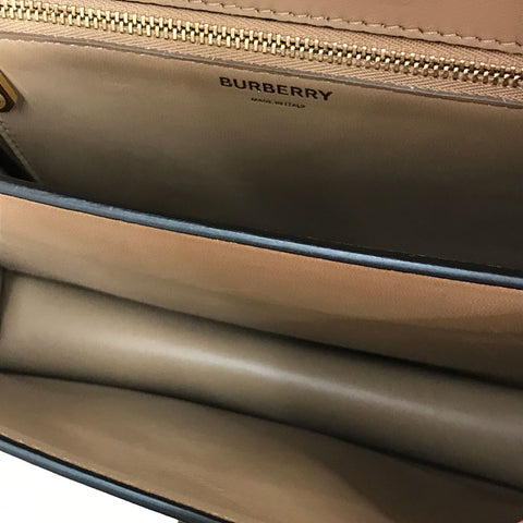 BURBERRY: bag in synthetic leather - Brown