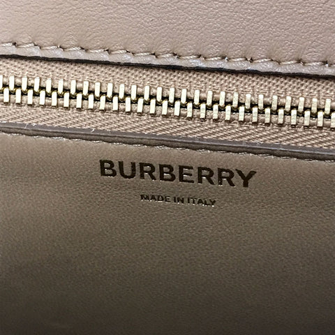 Burberry Burberry Logo Umhängetasche Leder braun x Schwarz P11765