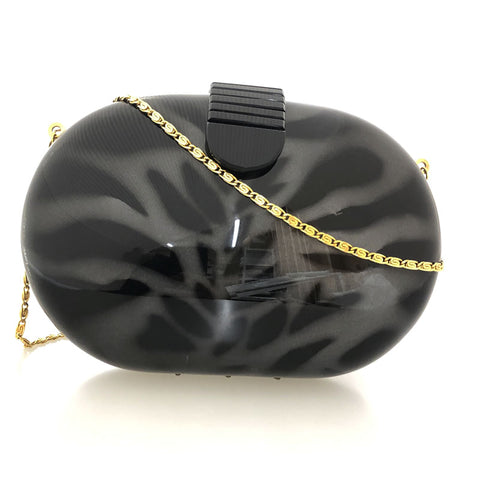 Salvatore Ferragamo Logo Umhängetasche Plastik Black P11776