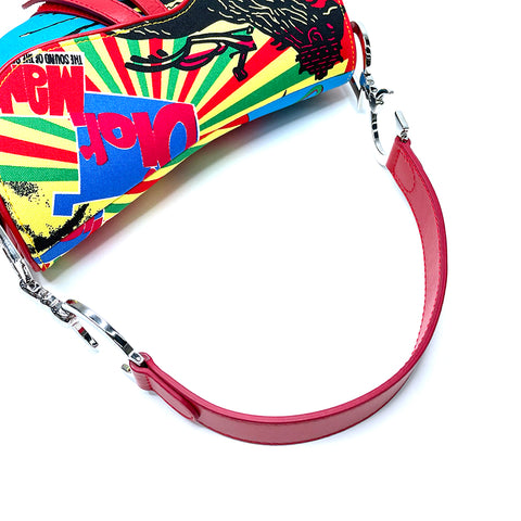 Christian Dior Sattel Bob Marley Handtasche Multicolor WS1256