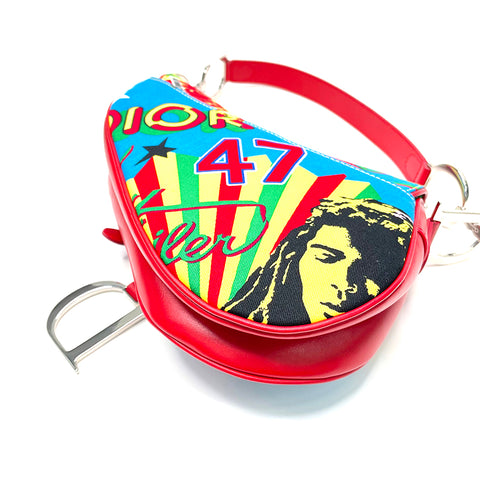 Christian Dior Sattel Bob Marley Handtasche Multicolor WS1256