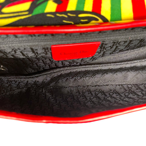 Christian Dior Sattel Bob Marley Handtasche Multicolor WS1256