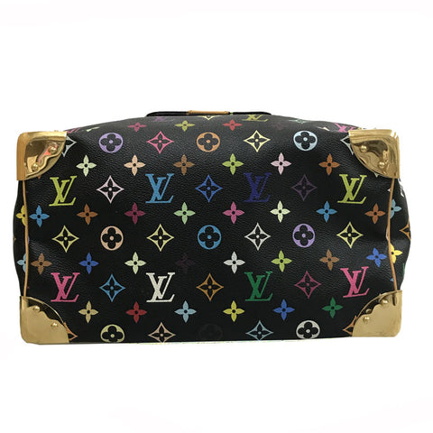 Louis Vuitton Black Multicolor Monogram Speedy 30 Bag