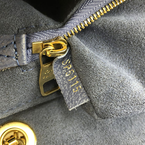 ルイ・ヴィトン LOUIS VUITTON モノグラム サンジェルマンPM スリーズ M48948 ショルダーバッグ レザー ブルー系 P11949