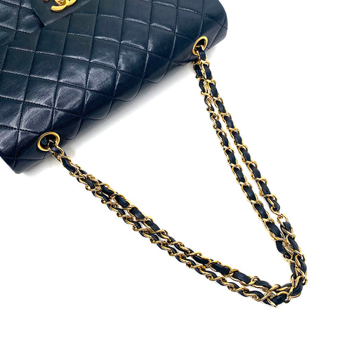 Chanel Doppelklappe 2013 Umhängetaschen Lambskin Schwarz WS1304