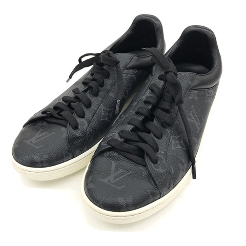 ルイ・ヴィトン LOUIS VUITTON モノグラムエクリプス ルクセンブルク ライン MS0199 スニーカー PVCレザー ブラック P12001
