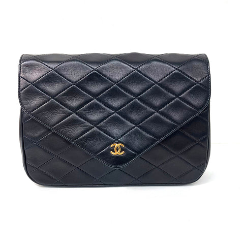 シャネル CHANEL マトラッセ ゴールド金具 チェーン プッシュロック