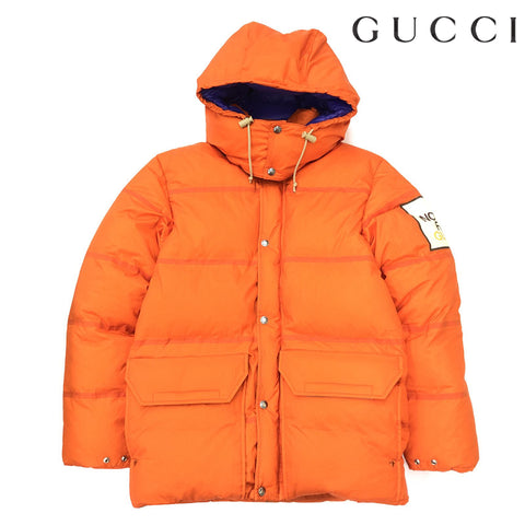 グッチ GUCCI THENORTHFACE ザノースフェイス キャンプシェラショート コラボ ジャケット オレンジ P12170