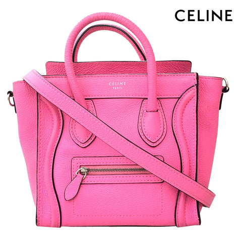 セリーヌ CELINE ミニラゲージ ナノショッパー 2WAY ハンド ショルダー 