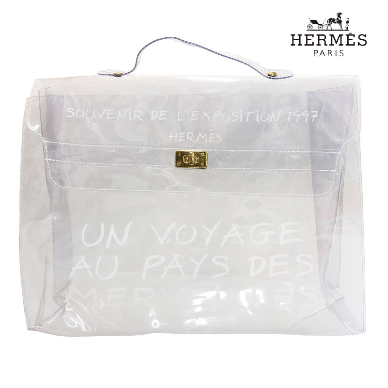 エルメス HERMES ビニールケリー ハンドバッグ クリア eit0133P10802 ...