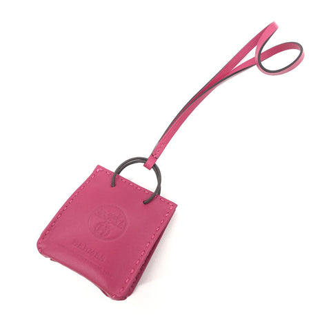 Hermes Hermes Sack Orange Bag Charme Leder Pink EITM0168