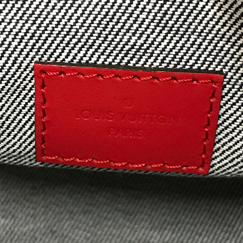 ルイ・ヴィトン LOUIS VUITTON モノグラム スピディー30 M45041 2WAY ショルダーバッグ デニム レザー ブルー×レッド P12126