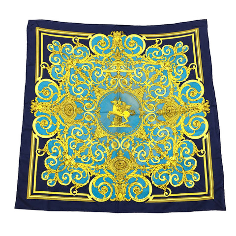 エルメス HERMES カレ90 チュルリー公園 スカーフ シルク マルチカラー P10909