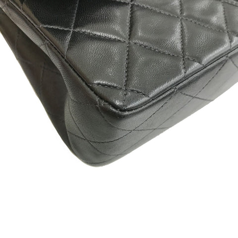 Chanel CHANEL Double Flap Matsequet Turn Lock Chain Shoulder Bag Leath –  NUIR VINTAGE