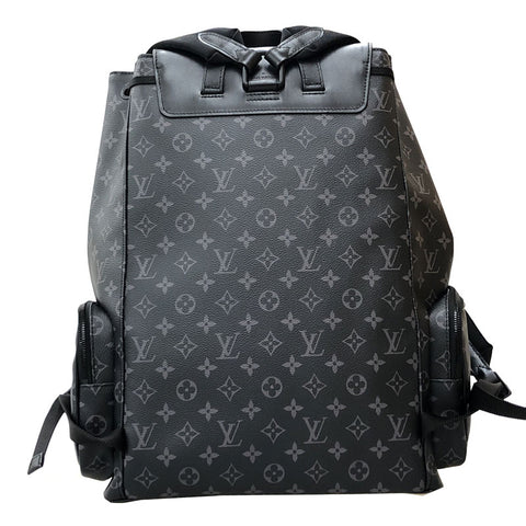 ルイ・ヴィトン LOUIS VUITTON モノグラムエクリプス M45538 トリオ リュック・デイパック PVCレザー ブラック P12245