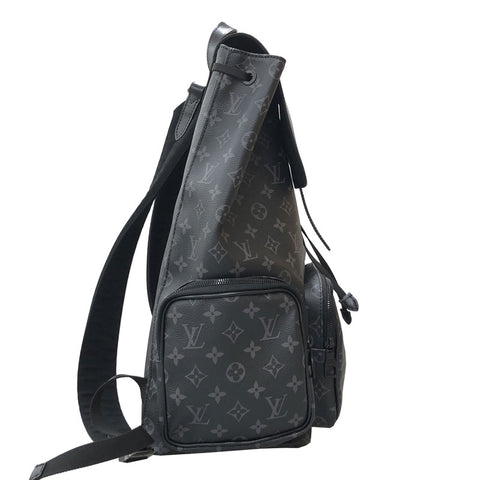 ルイ・ヴィトン LOUIS VUITTON モノグラムエクリプス M45538 トリオ リュック・デイパック PVCレザー ブラック P12245