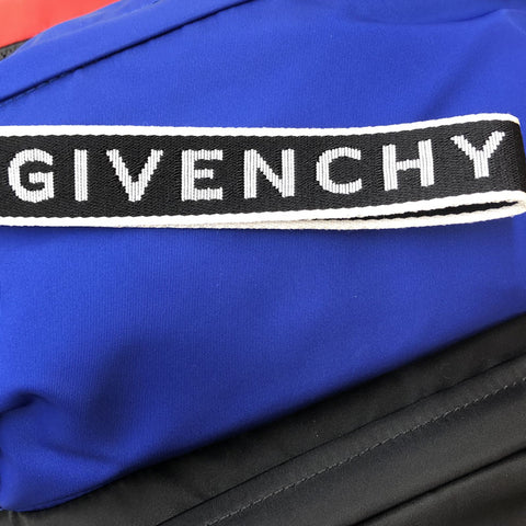 ジバンシィ GIVENCHY ロゴ 2WAY  リュック・デイパック ナイロン ブラック×レッド×ブルー P12259