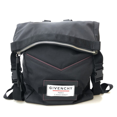 Givenchy Givenchy Logo Rucksack/Daypack Nylon Black P12353