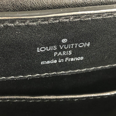 ルイ・ヴィトン LOUIS VUITTON カプシーヌ ミニ 羽 フェザー 2WAY ハンド ショルダーバッグ レザー ブラック ホワイト eit0319