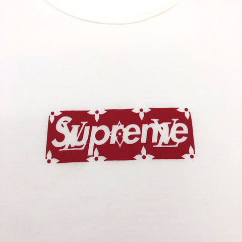 Supreme x lv box logo t-Shirt  Supreme shirt, Tshirt logo, Box logo