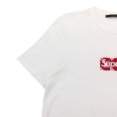SUPREME BOX LOGO T-SHIRT - WHITE/RED