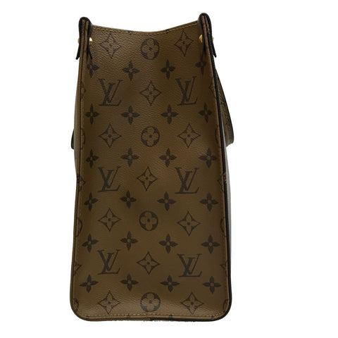 ルイ・ヴィトン LOUIS VUITTON モノグラム ジャイアント オンザゴーMM M45321 ショルダーバッグ PVCレザー ブラウン P12275