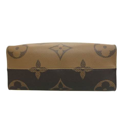 ルイ・ヴィトン LOUIS VUITTON モノグラム ジャイアント オンザゴーMM M45321 ショルダーバッグ PVCレザー ブラウン P12275