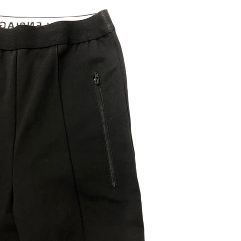 Balenciaga BALENCIAGA Loggies Pants Jersey Black EITM0063