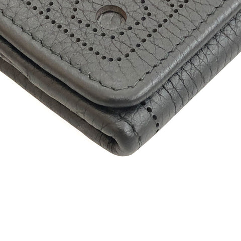 Balenciaga BALENCIAGA Logo Wallet Leather Black C2991