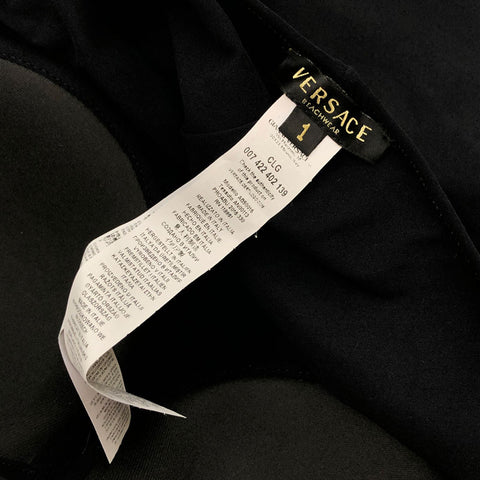 Versace Versace Studs Beachwear其他顶部黑色EITM0094