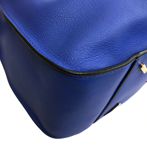 Loewe Loewe Anagram Hmmock Umhängetasche Leder Blau P12304