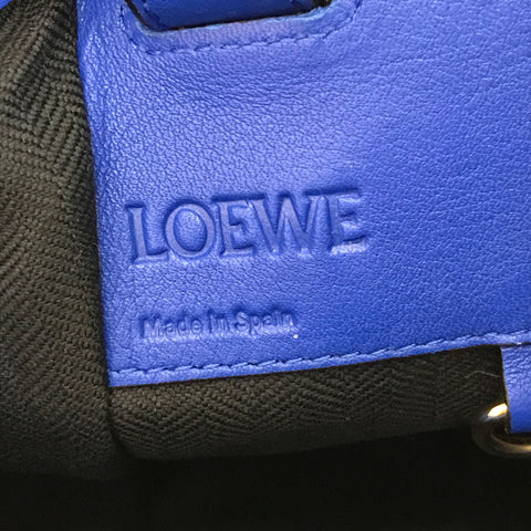 Loewe Loewe Anagram Hmmock Umhängetasche Leder Blau P12304