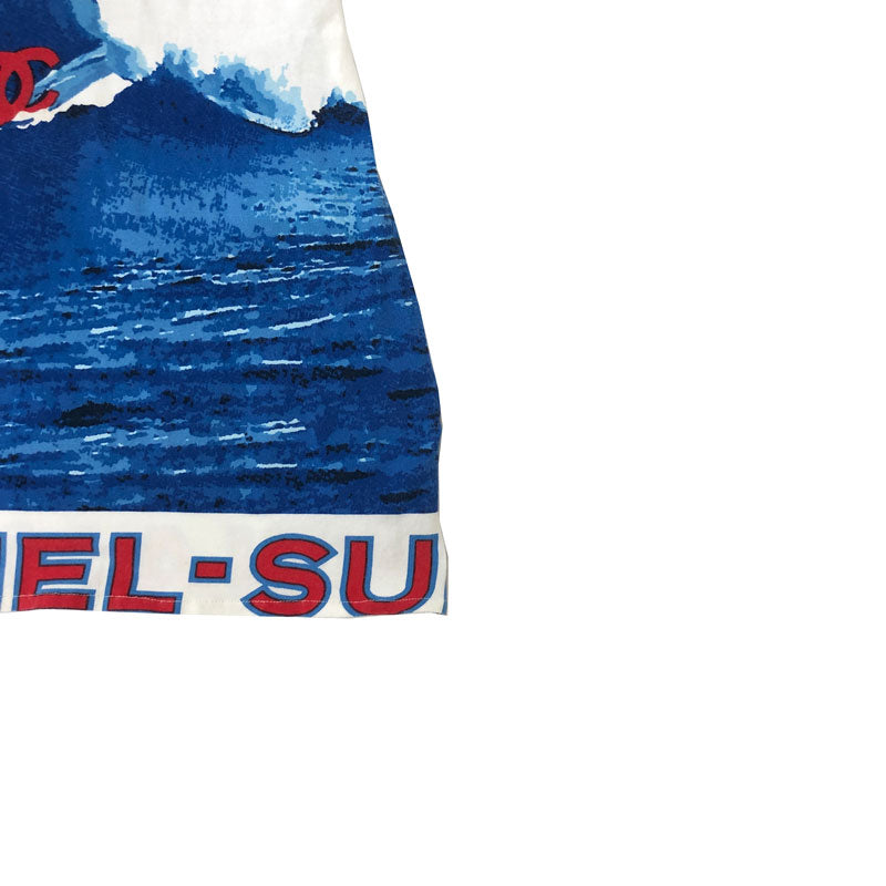 Chanel Coco Mark Surf Dress 02S Blue eit0175 NUIR VINTAGE Chanel Coco Mark Surf Dress 02S Blue eit0175 NUIR VINTAGE