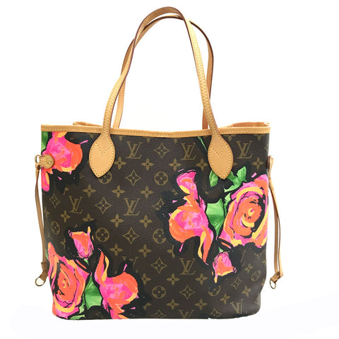 Louis Vuitton LOUIS VUITTON Monogram Rose Neverfull MM M48613 Tote Shoulder Bag PVC Leather Brown P12320