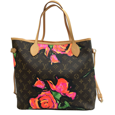 Flower tote leather crossbody bag Louis Vuitton Brown in Leather