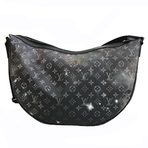 Louis Vuitton Louis Vuitton Monogramm Galaxy Alpha Hobo M44164 Umhängetasche PVC Leder Schwarz EIT0525P12322