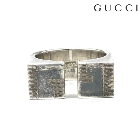 Gucci Gucci Logo SV925 Nr. 13 Ring / Ring Silber P11307