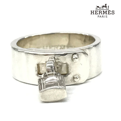 Hermes Hermes Cadena Kelly SV925 11 Ring / Ring Silver P11309