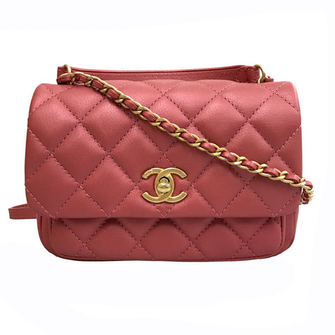 Chanel ChainShoulder Bag(Pink)