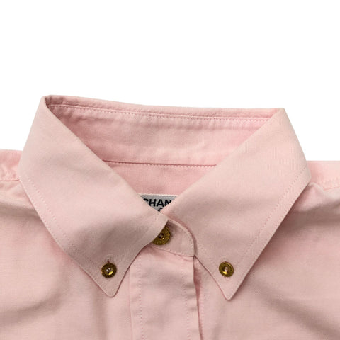 Chanel Chanel Logo Langarm Shirt Pink P11115