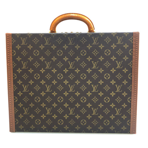 Louis Vuitton Vintage Monogram President Hard Briefcase - Brown