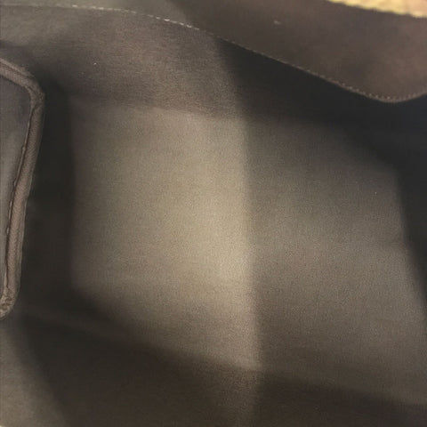 CELINE Belt Bag Micro Leather Gray Women W 24cm Japan [Used]