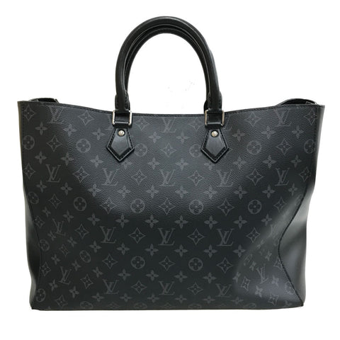 Louis Vuitton, Bags, Auth Louis Vuitton Tote Bag Monogram Eclipse Grand  Sac M44733