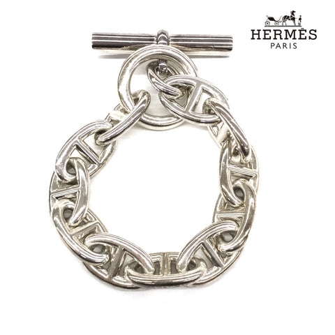 Hermes Hermes Chaine d'Incle GM AG925 Bracelet Silver P12479