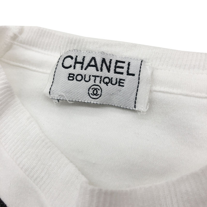 シャネル CHANEL リボン ココマーク 半袖Ｔシャツ ホワイト