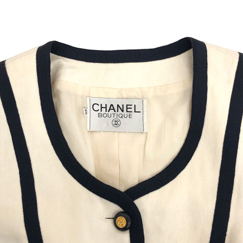 シャネル CHANEL ココボタン セットアップ アイボリー P11204