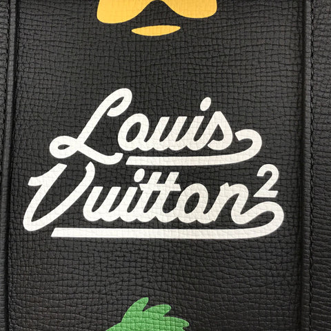 ルイ・ヴィトン LOUIS VUITTON トロリー M59373 LVX NIGO コラボ 2WAY ハンド ショルダーバッグ レザー ブラック P12492