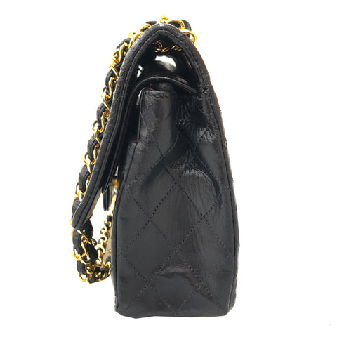 Chanel CHANEL Double Flap Matrasse Lane Rock Chain Shoulder Bag Leathe –  NUIR VINTAGE