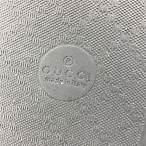 Gucci Gucci GG图案橡胶9凉鞋黑色P12548